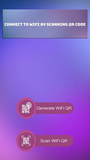 Wifi QR Code Connect screenshot 1