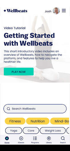 Wellbeats screenshot 1