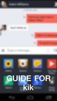 Guide for Kik Messenger screenshot 1