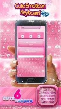 Cute Emoticon Keyboard App screenshot 4