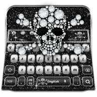 Diamond RIP Skull Keyboard Theme