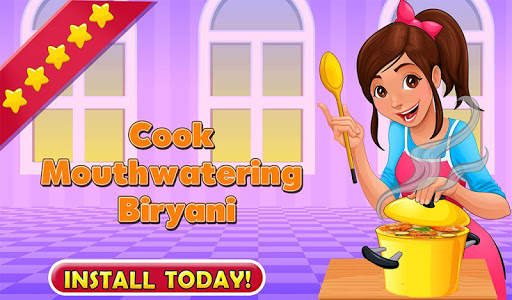 Chicken Biryani-Street Food Cooking Games screenshot 2