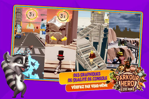 Parkour Hero - Animal Runner 3D Stunts Simulator screenshot 4