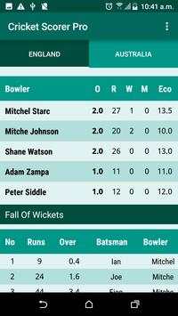Cricket Scorer screenshot 6