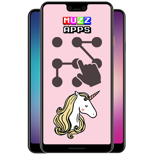 Unicorn Pattern Lock Screen 🔒 icon