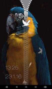 Birds Zipper Lock Screen screenshot 20