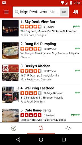 Yelp screenshot 2