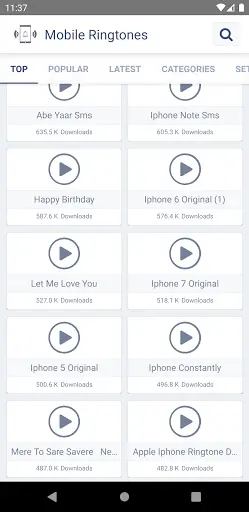 Mobiles Ringtones Download All Mp3 Ringtones Free screenshot 1