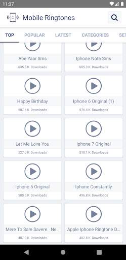 Mobiles Ringtones Download All screenshot 1