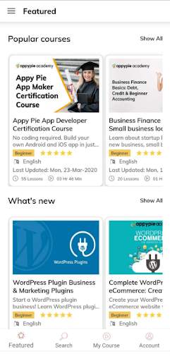 Free Online Courses For Students -Appy Pie Academy 3 تصوير الشاشة