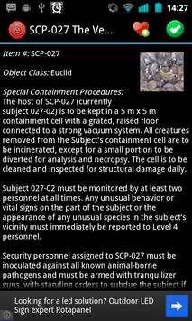 SCP Database स्क्रीनशॉट 8
