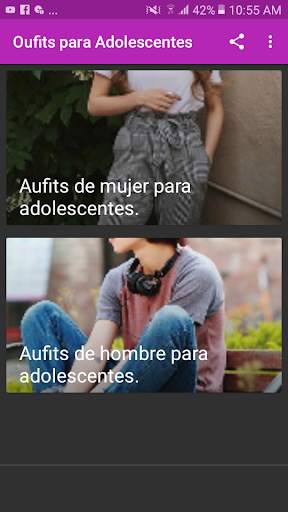 Oufits para Adolescentes screenshot 1