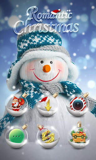 Romantic Christmas Go Launcher Theme screenshot 1