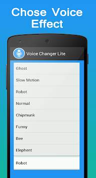 Voice Changer Lite screenshot 4