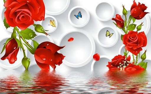 Amazing Flowers Images Gif Rose Stickers Wallpaper screenshot 8