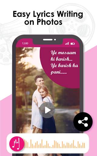 Lyrical Video Status Maker & Lyrics video Editor screenshot 1