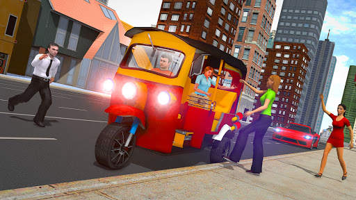 Tuk Tuk Rickshaw Simulator: Modern Tuk Tuk Games screenshot 1