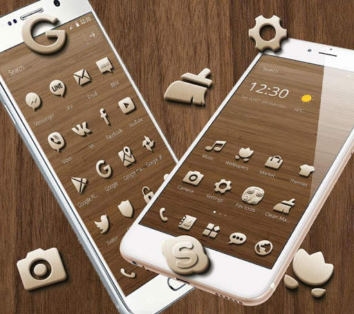 Wood Grain Tree Themes screenshot 1