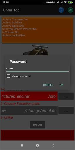 UnRar Tool screenshot 5