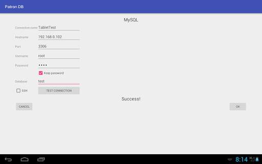 Patron DB screenshot 10
