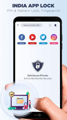 India App Lock - PIN & Pattern Lock, Fingerprint 4 تصوير الشاشة