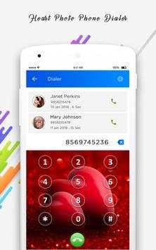 Heart Photo Phone Dialer 4 تصوير الشاشة