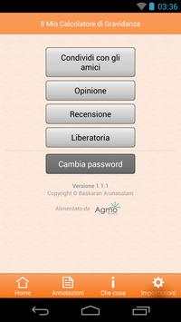 Calcolatore di Gravidanza screenshot 7