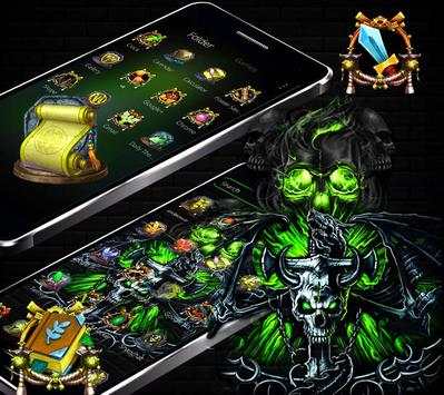 Skull Horror Launcher Theme screenshot 2