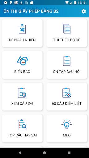 Ôn thi GPLX - Ôn thi giấy phép lái xe - Thi thu B2 screenshot 2