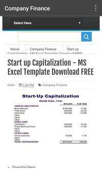 Excel Templates screenshot 4