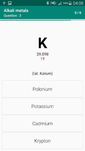 Chemistry Quiz screenshot 2
