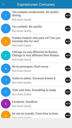 Spanish English Conversation скриншот 5