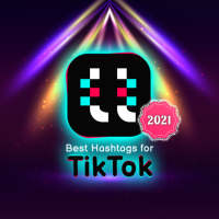 Hashtags for TikTok logo