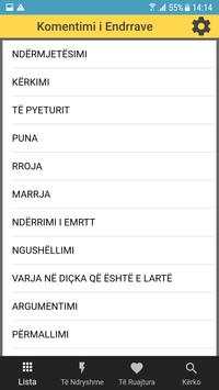 Komentimi i Endrrave screenshot 2