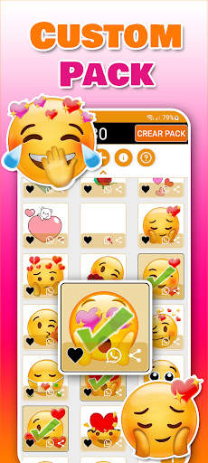 Emojis, stickers GIF WASticker screenshot 3