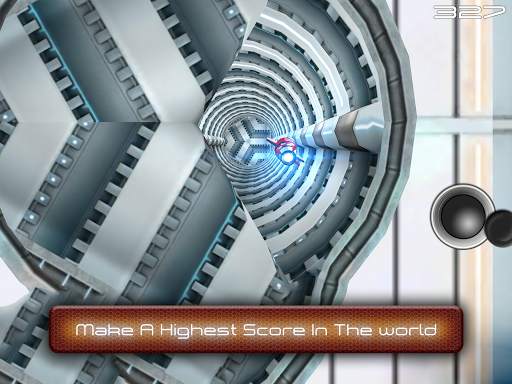 Tunnel Trouble 3D - Space Jet  screenshot 4