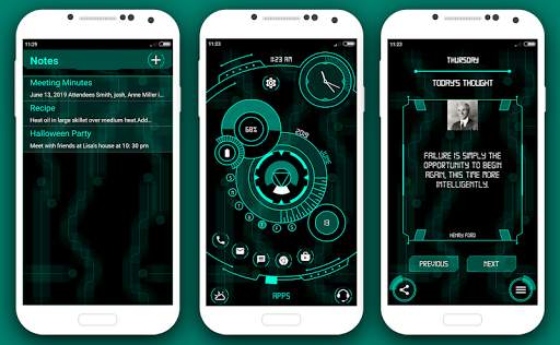Classy hightech Launcher 2 - App lock, Hide App screenshot 8