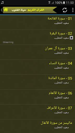 سعيد الخطيب القران الكريم بجودة عالية screenshot 2