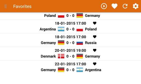 Qatar 2015 Handball Results screenshot 5
