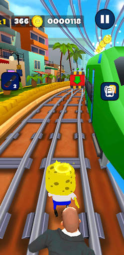 Sponge Subway Granny Bob Game screenshot 5