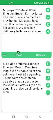 Francés - Español Traductor screenshot 2