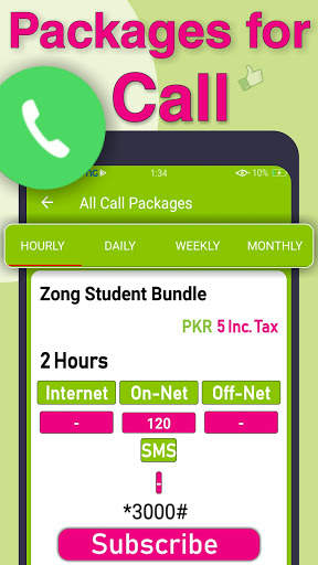 Zonge Packages 2022: Data, SMS screenshot 5