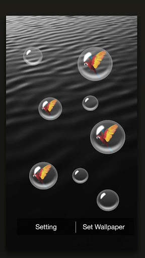 Black Water Live Wallpaper screenshot 2