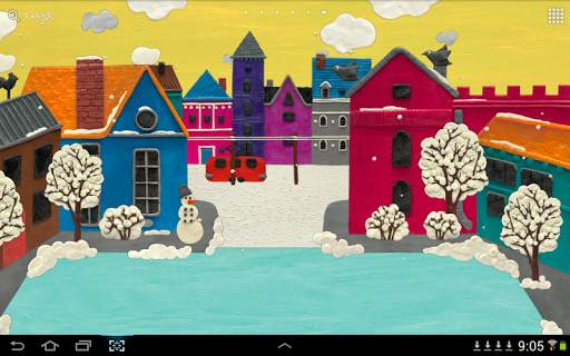 Winter town Live wallpaper HD screenshot 11