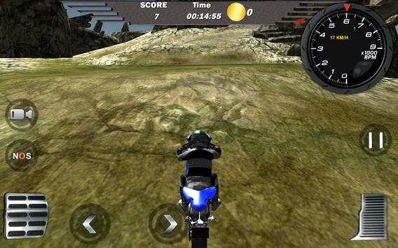 Hill  Bike jeu de course 3D screenshot 1