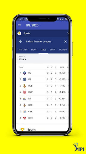 IPL 2020 - Live Score, Matches, News etc screenshot 4