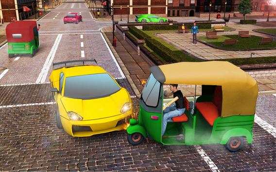 Rickshaw driving games 3d: rickshaw simulator 2018 screenshot 4