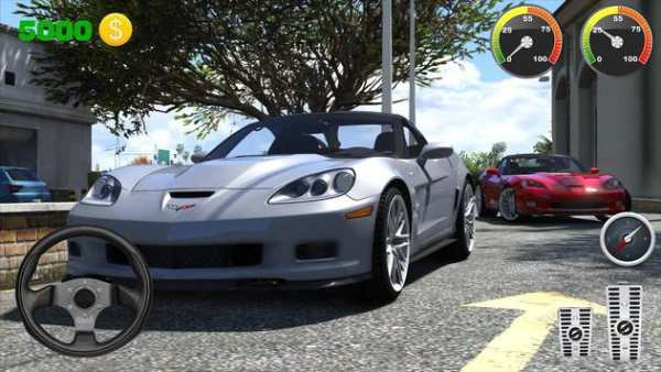 Parking Corvette ZR1 - City Car Driving screenshot 1