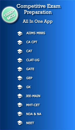 Competitive Exam Preparation: Entrance Exam MCQ screenshot 1