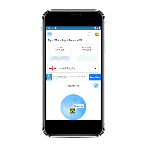 Tiger VPN - Super Secure VPN screenshot 1